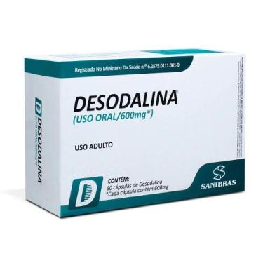 Imagem de Desodalina 600mg com 60 comprimidos - SANIBRAS