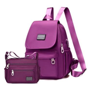 Imagem de Kit Mochila Viagem & Bolsa Resistente Academia Impermeável - Alwy, Rox
