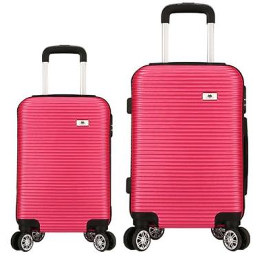 Imagem de Mala de Viagem Bordo 10kg Padrão ANAC P+ e Média Em ABS - AC32 - EAGLE