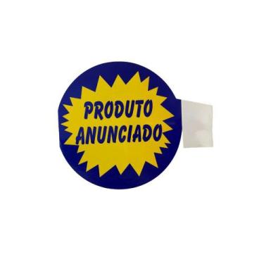Imagem de Cartaz Stopper Produto Anunciado com Encaixe de Gôndola Papel Duplex 1