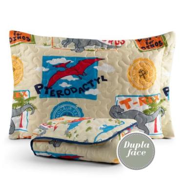 Imagem de Cobre Leito Solteiro Kids Infantil com Fronha 2 Pçs Estampados - João 