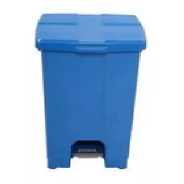 Imagem de Cesto C/ Pedal Plástico 30l Várias Cores Coleta Seletiva Jsn SEM ADESI