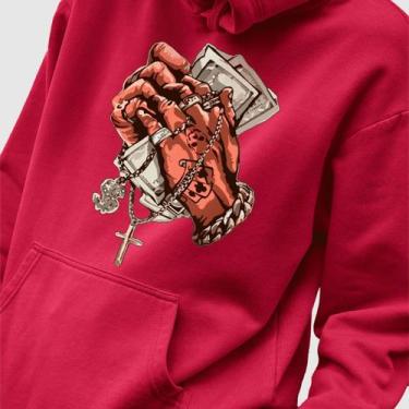 Imagem de Blusa Moletom Genuine Grit Masculina Estampada Algodão 30.1 Blessed Mo