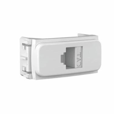 Imagem de Módulo Tomada RJ45 CAT 5E Branco - COMPOSE WEG