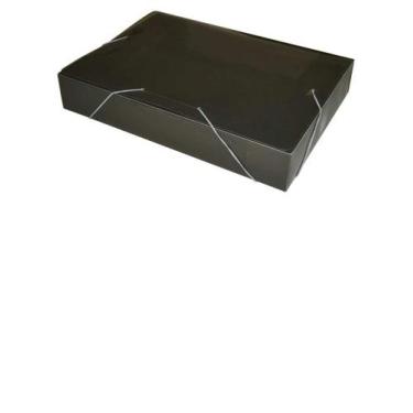 Imagem de Pasta Aba Elastica Plastica Oficio 55mm Fume - ACP