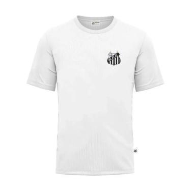 Imagem de Camiseta Masculina Santos Clássica Surf Center- Branca, M