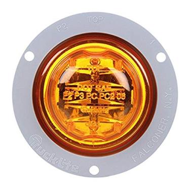 Imagem de Truck-Lite 10379Y Série 10 amarelo/lâmpada de liberação de LED (Classificação de PC SAE com LED de flange cinza)