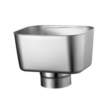 Imagem de Wswqop Adaptador de Calha de Calha, Conector de Calha de Chuva, Coletor de água de Chuva Portátil, Conector de Drenagem de Calha para Telhados de Casa, Diâmetro Do Tubo 89 Mm, Tamanho real