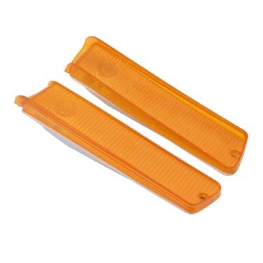 Imagem de YUCHENSHLP 1 par de luzes de seta dianteiras esquerda direita âmbar compatível com caminhão 73 74 75 76 77 78 79 FORD F-150 F150 e 78 79 Bronc