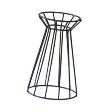 Imagem de IEUDNS Suporte para exibição de flores de casamento Suporte para plantas aéreas Suporte para arranjos de flores decorativos para cerimônias de festa, Preto