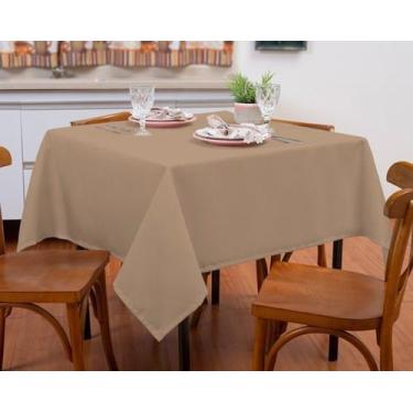 Imagem de toalha de mesa quadrada tecido oxford avela 1,45x1,45 - B.F CONFECÇÕES