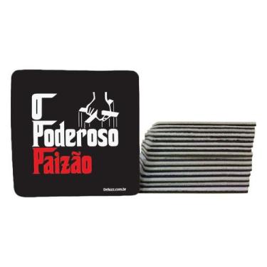 Imagem de Jogo 10 Porta Copos Coleção dias dos pais O Poderoso Pai - Deluzz
