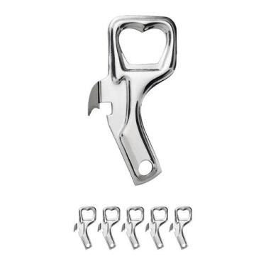 Imagem de 5 UN Abridor De Lata E Garrafas Cerveja Reforçado  Aço Inox - clinl