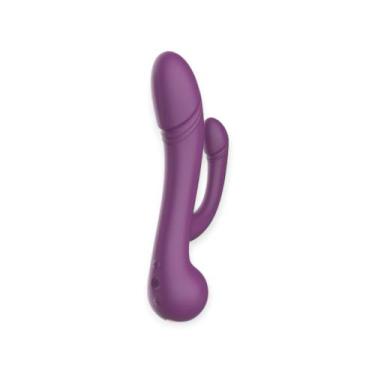 Imagem de Vibrador Duplo Ponto G Ares - Lovetoys, Roxo
