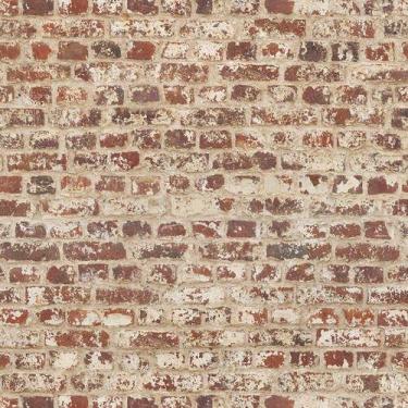 Imagem de Papel De Parede Tijolinho Em Parede Desgastada - 1,50x0,50m - DEKAL DE