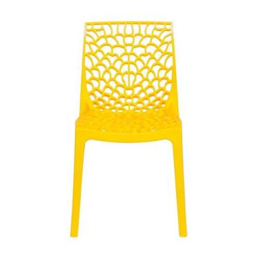 Imagem de Cadeira Gruvyer Estrutura em Polipropileno Fratini, Amarelo