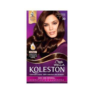 Imagem de Coloração Koleston 30 Castanho Escuro - Wella, Castanho Escuro