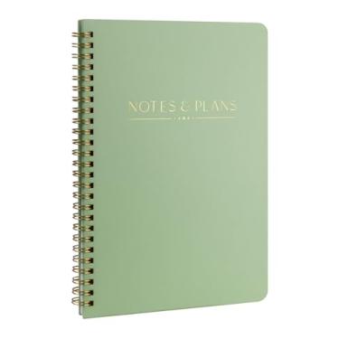 Imagem de Agenda diária estética e caderno com agenda de hora em hora - Organizador de bloco de notas para trabalho e agendamento - Agenda de tarefas diárias - Material escolar ou de escritório para mulheres