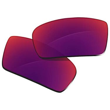 Imagem de Glintbay Lentes de óculos de sol de substituição 100% precisas para Oakley Gascan OO9014 - Polarizado Midnight Sun Mirror