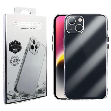 Imagem de Capa Capinha SPACE CASE Clear Ultra Resistência Híbrida Compatível iPhone 14
