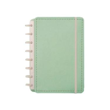 Imagem de Caderno Inteligente Verde Pastel Tamanho A5 80 Folhas