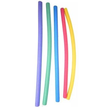 Imagem de Boia Espaguete Flutuador Macarrão Tarugo P/ Piscina Sem Furo Kit C/5 B