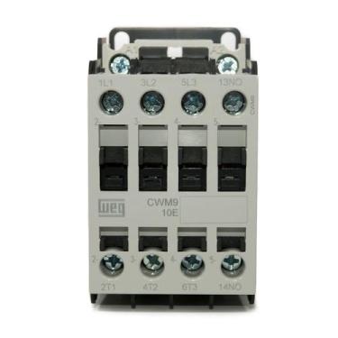Imagem de Contator Tripolar Cwm91030V04 9A 24Vac 1Na Weg