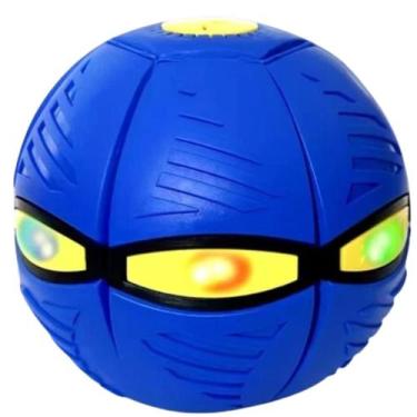 Imagem de Bola Maluca Disco Voador com Led Brinquedos Pet e Crianças - Importado