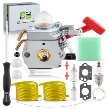 Imagem de partszen Carburador C1U-H39A com filtro de combustível de vela de ignição para Homelite UP00608A UP00608 UP00021 Carb PLT3400 PBC3600 ST Sopradores UT-20677-A UT-15151 UT-15136 aparador de cordas