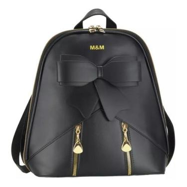 Imagem de Mochila Feminina Charmosa Laço Fofa Trabalho Faculdade Linda - Alwy