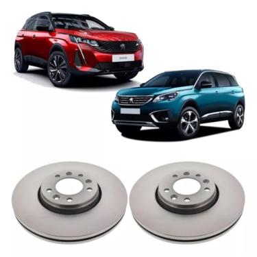 Imagem de PAR DE DISCO DO FREIO DIANTEIRO VENTILADO 304MM 3008 5008 2017 2018 2019 2020