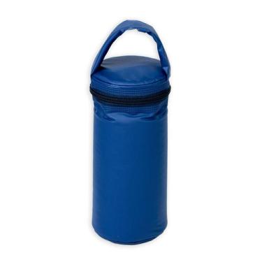 Imagem de Porta Mamadeira e Copo Bebê e Infantil Térmico 1 Litro Impermeável Azu