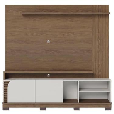 Imagem de Estante Home Theater Jurerê 1.8 Amendôa Off White Matte  Colibri