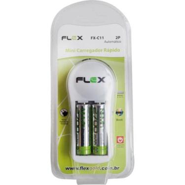 Imagem de Carregador de Pilhas Bivolt para AA, AAA e GV 2700MAH - FLEX