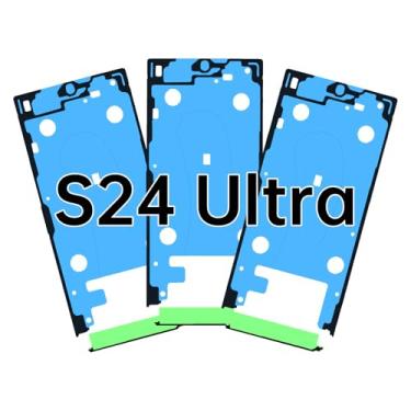 Imagem de BESJMYT 3 peças de fita adesiva de vedação de tela à prova d'água para Samsung Galaxy S24 Ultra à prova d'água adesivo de vedação adesivo adesivo peça de substituição para Samsung s24 Ultra SM-S928U