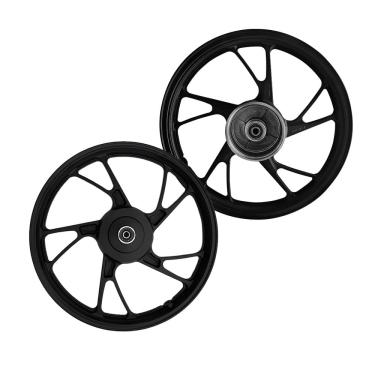 Imagem de Par Rodas Liga Shiver Pe De Galinha Titan Fan 150 Start160 Tambor