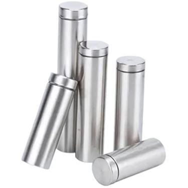 Imagem de Kit 4 Unidades Prolongador 19x100mm Inox Vidro Madeira Acrílico (Escovado)
