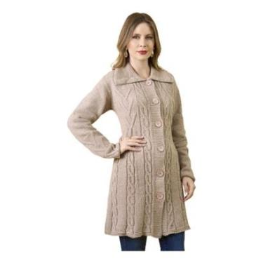 Imagem de Sobretudo Plus Size Tricot Premium Mousse Super Grosso Lindo-Feminino