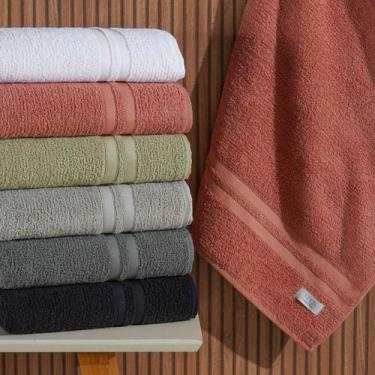 Imagem de Kit 4 Toalhas de Banho Premium Touch Fio Retorcido Extra Macia Oasis -