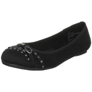 Imagem de UNIONBAY Sapatilha de jazz infantil pequena/criança grande, Preto, 4 Big Kid