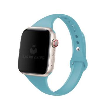 Imagem de Pulseira Sport Slim Compatível com Apple Watch - Baú do Viking, Azul-C