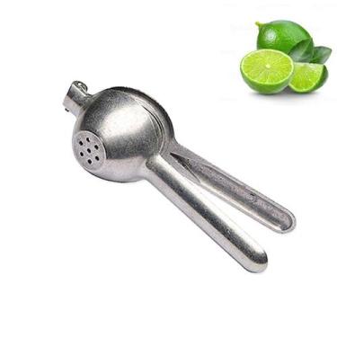 Imagem de Espremedor De Suco Limão Salada Limonada 15cm Alumínio - HomeYz