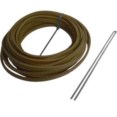 Imagem de Rawlings | Pacote de luva de re-cadarço | Beisebol/softbol | Cadarços padrão de 0,9 cm x 182 cm com ferramenta | Castanho