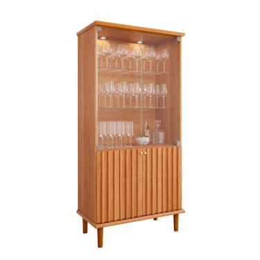 Imagem de Cristaleira Luiza 2 PT Cinamomo