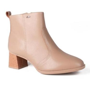 Imagem de Bota Dakota de Cano Curto Em Couro Feminina D0372-Feminino