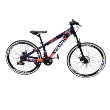 Imagem de Bicicleta Aro 26 Vikingx Tuff 25 Aluminio 24 Velocidades Pneu Slk fino