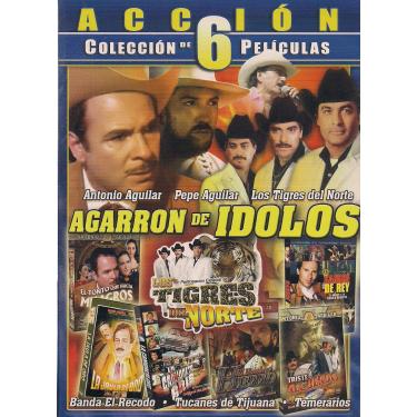 Imagem de AGARRON DE IDOLOS 6 PACL: EL TONTO QUE HACIA MILAGROS/TRISTE RECUERDO/EL HOMBRE DE HIERRO/LA JAULA DE ORO/LA CAMIONETA GRIS/SANGRE DE REY