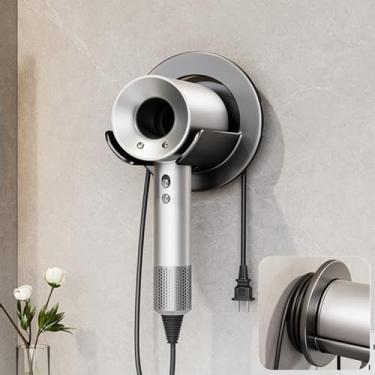 Imagem de Vakerga Suporte universal para secador de cabelo, suporte universal para secador de cabelo, organizador de secador de cabelo autoadesivo, para suporte de secador de cabelo Dyson, com suporte