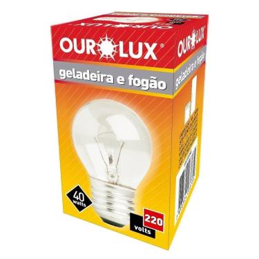 Imagem de Lampada Incandescente Ourolux Geladeira E Fogao 220X40w