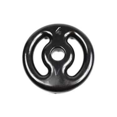 Imagem de Anilha 04kg Vazada Revestida Emborrachada Peso Musculação Academia JFIT